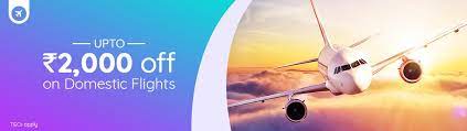 Goibibo - Get upto Rs.2000 off on domestic flight booking for 2 passengers with Goibibo
